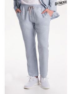Pantalón unisex celeste con cordón