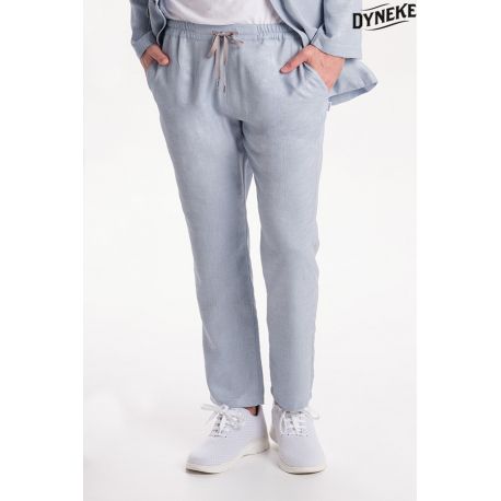Pantalón unisex celeste con cordón