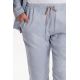 Pantalón unisex celeste con cordón