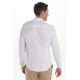 Camisa caballero cuello mao blanca