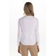 Camisa mujer cuello mao blanca