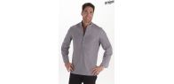 Camisa de hostelería y comercio estilo ibicenco en gris