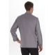 Camisa de hostelería y comercio estilo ibicenco en gris