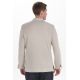 Camisa de hostelería y comercio estilo ibicenco en beige