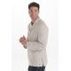 Camisa de hostelería y comercio estilo ibicenco en beige