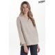 Camisa de hostelería y comercio estilo ibicenco en beige