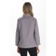 Camisa de hostelería y comercio estilo ibicenco en gris