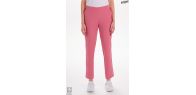 Pantalón elástico rosa mujer con bolsillos