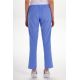 Pantalón elástico azul mujer con bolsillos