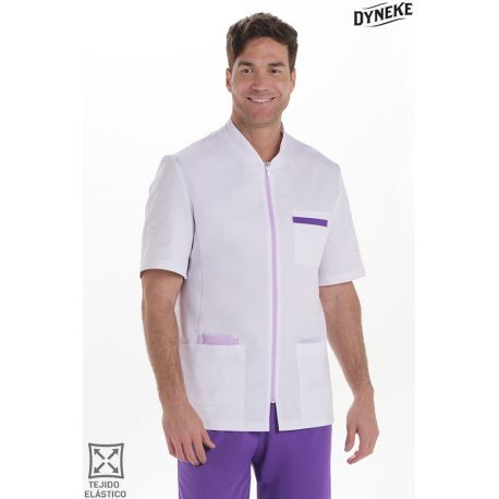 Chaqueta elástica m/c hombre ctte lila