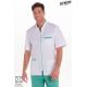 Chaqueta elástica m/c hombre ctte verde