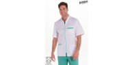 Chaqueta elástica m/c hombre ctte verde