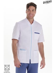 Chaqueta elástica m/c hombre ctte azul