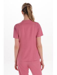 Casaca elástica mujer rosa