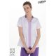 Chaqueta elástica m/c mujer detalles morado