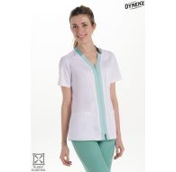 Chaqueta elástica m/cl mujer detalles verde