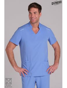 Casaca elástica hombre azul