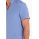 Casaca elástica hombre azul
