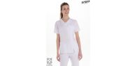 Chaqueta mujer m/c mcfb elástica vivo raso blanco