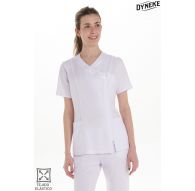 Chaqueta mujer m/c mcfb elástica vivo raso blanco