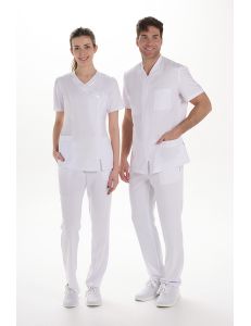 Chaqueta mujer m/c mcfb elástica vivo raso blanco