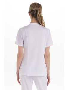 Chaqueta mujer m/c mcfb elástica vivo raso blanco