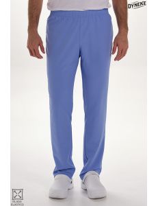 Pantalón elástico unisex s/bolsillos azul