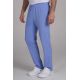 Pantalón elástico unisex s/bolsillos azul