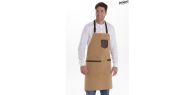 Delantal ocre combi peto y corto