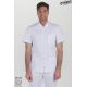 Chaqueta elástica m/c hombre blanca