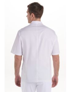 Chaqueta elástica m/c hombre blanca