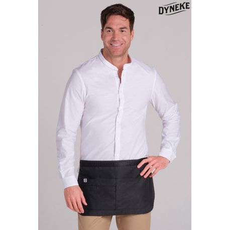 Delantal bandolera multibolsillos negro