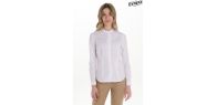 Camisa mujer cuello mao blanca
