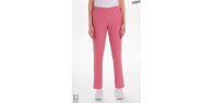 Pantalón elástico rosa mujer con bolsillos