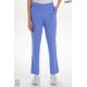 Pantalón elástico azul mujer con bolsillos