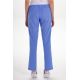 Pantalón elástico azul mujer con bolsillos