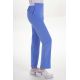 Pantalón elástico azul mujer con bolsillos