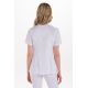 Chaqueta elástica m/c mujer blanca