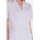 Chaqueta elástica m/c mujer blanca