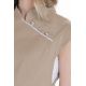 Estola con vivos de raso beige