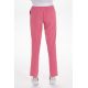 Pantalón elástico rosa mujer con bolsillos