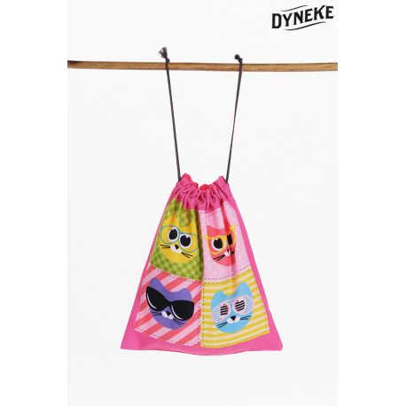 Bolsa desayuno/merienda gatos 3D
