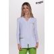 Chaqueta elástica m/l contraste verde