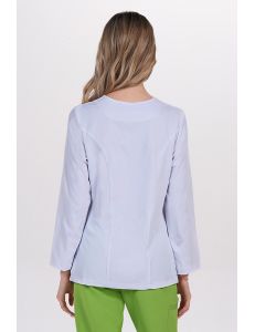 Chaqueta el&aacute;stica m/l contraste verde