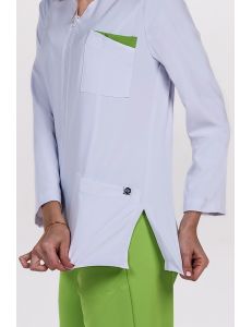 Chaqueta el&aacute;stica m/l contraste verde
