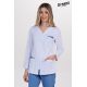 Chaqueta elástica m/l contraste azul 