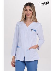 Chaqueta elástica m/l contraste azul 