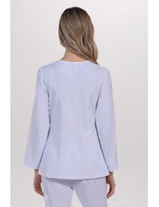 Chaqueta el&aacute;stica m/l blanca