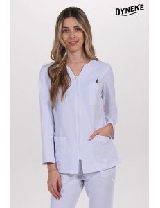 Chaqueta elástica m/l blanca