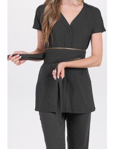Kimono negro lazo